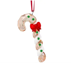 Swarovski Crystal Jewellery Holiday Cheers: Gingerbread Candy Cane Ornament