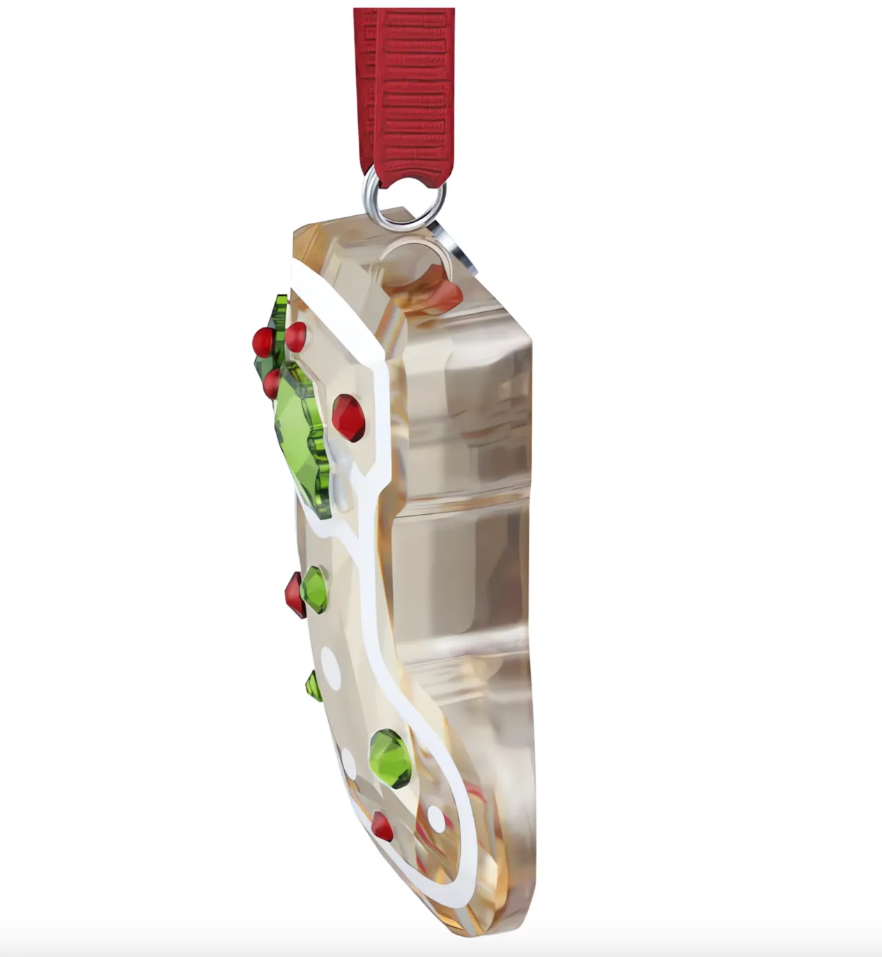 Swarovski Crystal Jewellery Holiday Cheers: Gingerbread Stocking Ornament