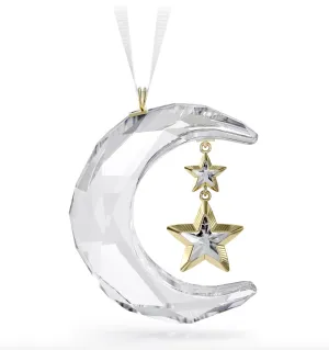 Swarovski Crystal Jewellery Holiday Magic: Moon Ornament