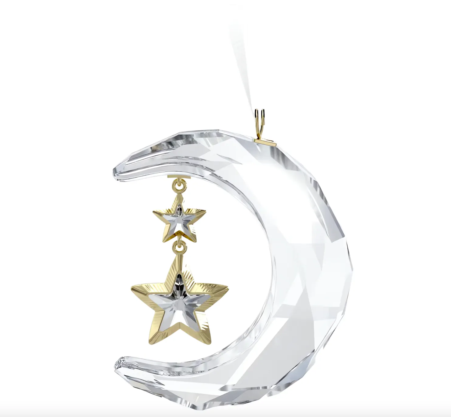 Swarovski Crystal Jewellery Holiday Magic: Moon Ornament