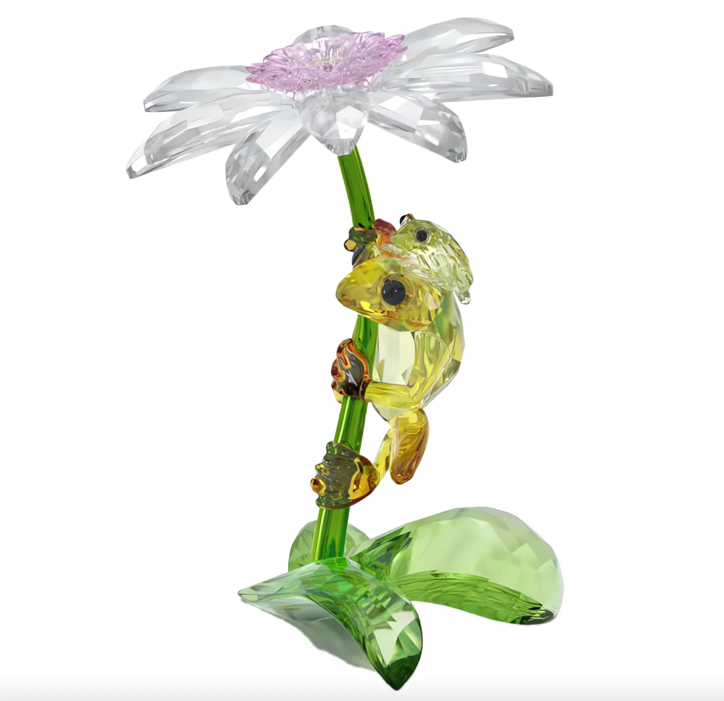 Swarovski Crystal Jewellery Idyllia: Frogs And Flower