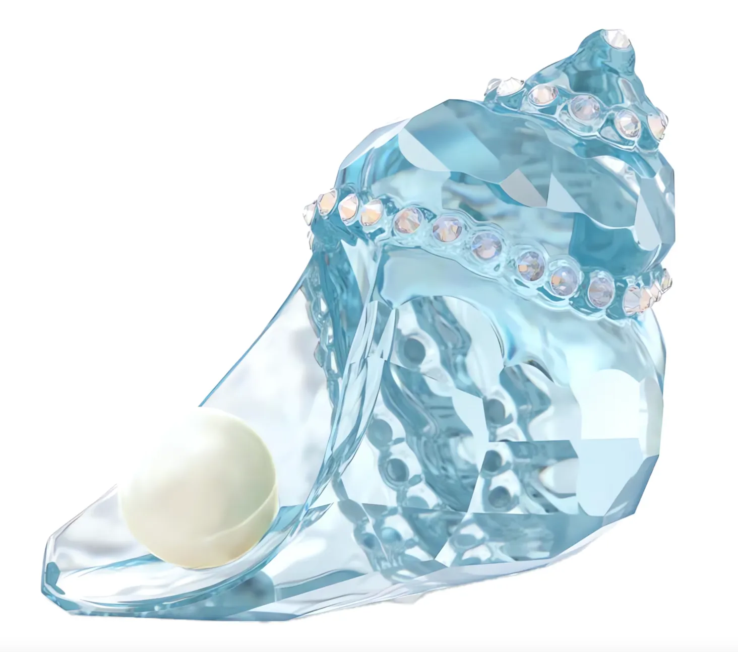 Swarovski Crystal Jewellery Idyllia SCS Conch Shell and Pearl