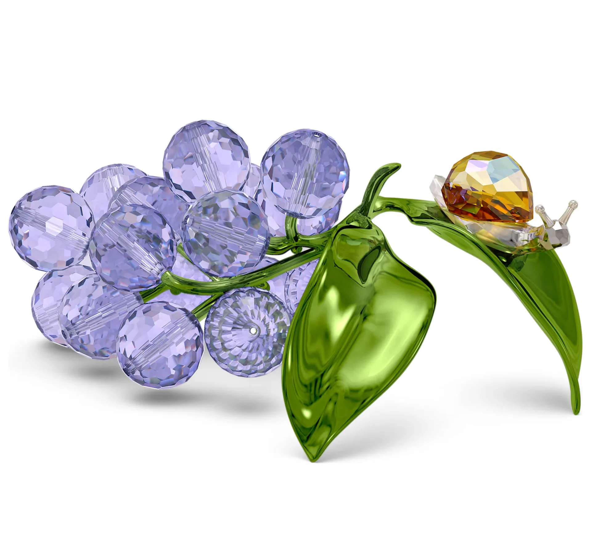 Swarovski Crystal Jewellery Idyllia: Snail and Blueberries