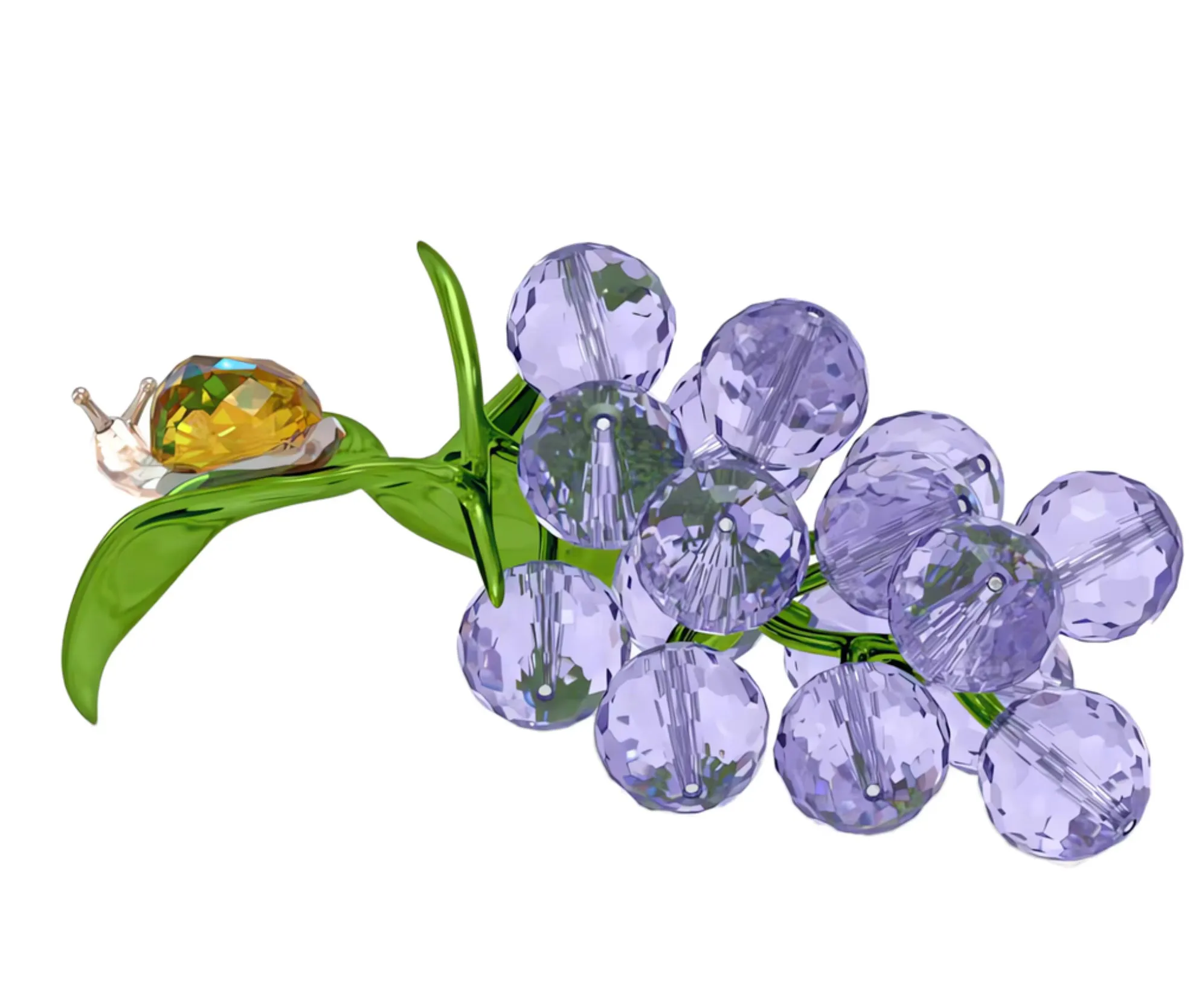 Swarovski Crystal Jewellery Idyllia: Snail and Blueberries