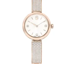 Swarovski Jewellery Illumina Swiss Metal Gold Tone/Champagne Gold Tone Watch
