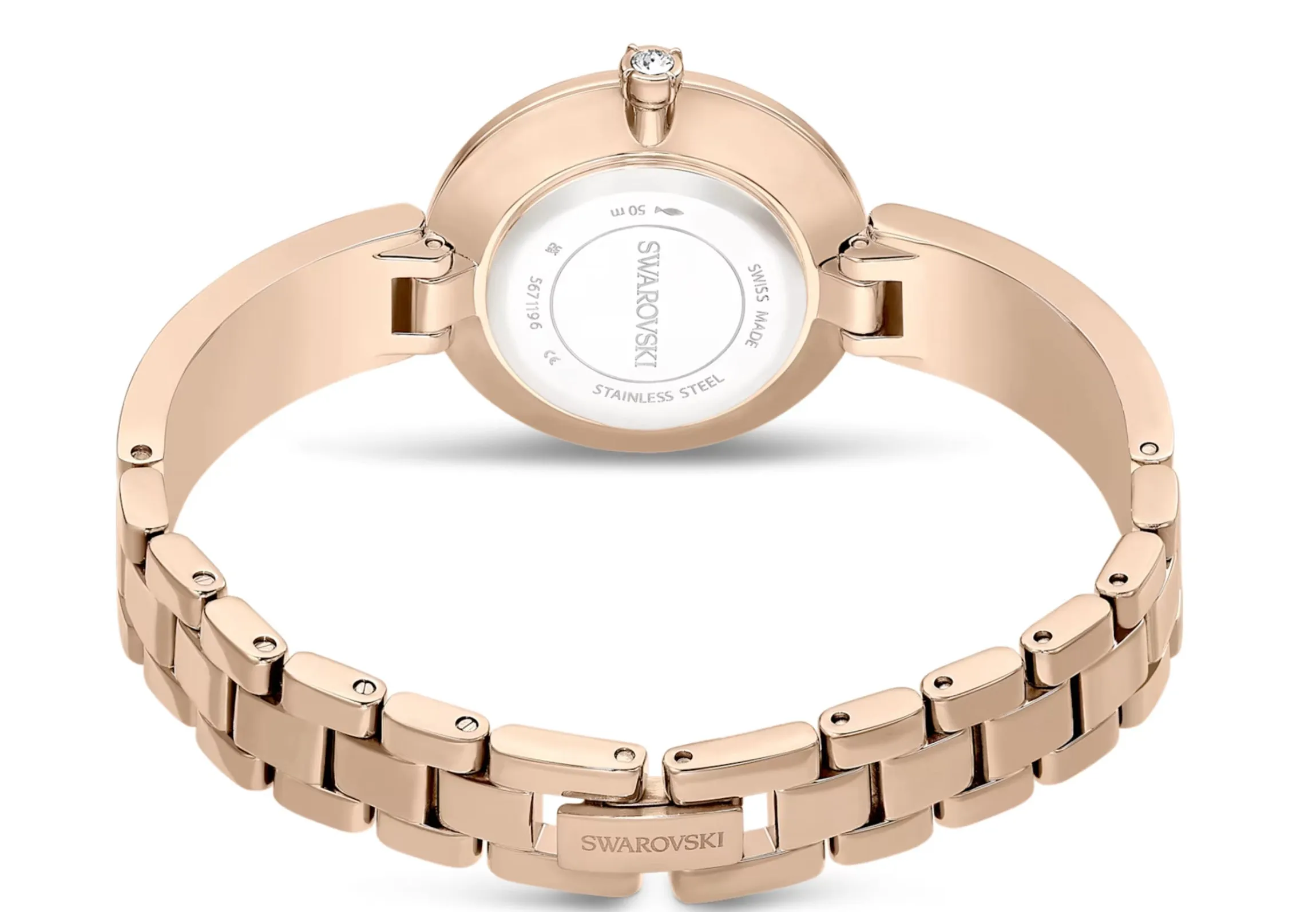 Swarovski Jewellery Illumina Swiss Metal Gold Tone/Champagne Gold Tone Watch