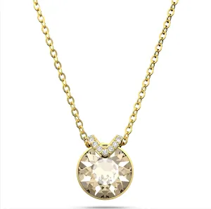 Swarovski Jewellery Swarovski Bella Yellow Gold Tone Plated V Clear Crystal Necklace