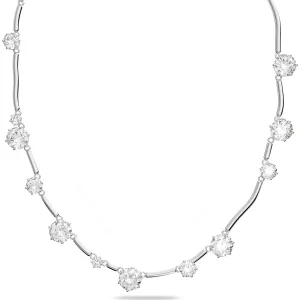 Swarovski Jewellery Swarovski Constella Rhodium Plated White Crystal Mixed Round Cuts Necklace