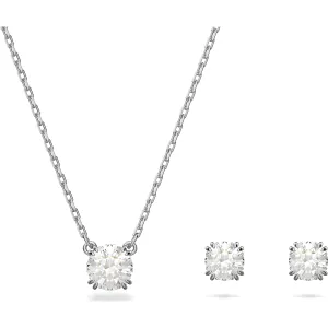 Swarovski Jewellery Swarovski Constella Rhodium Plated White Crystal Necklace Earring Set