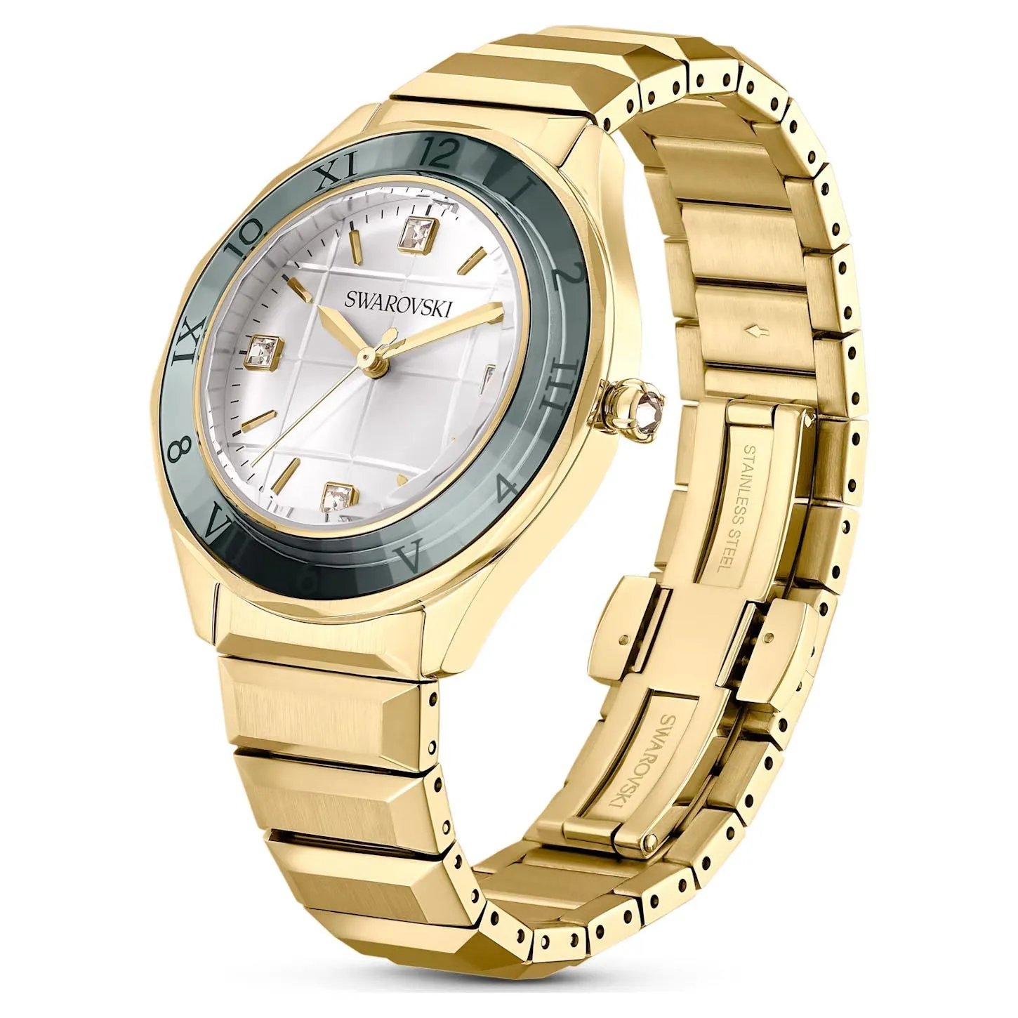 Swarovski Jewellery Swarovski Dectera Gold Bracelet Watch