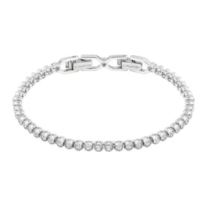Swarovski Jewellery Swarovski Rhodium White Crystal Emily Tennis Bracelet