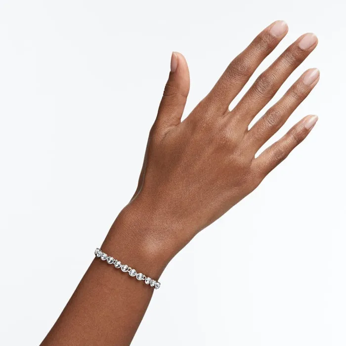 Swarovski Jewellery Swarovski Rhodium White Crystal Tennis Bracelet