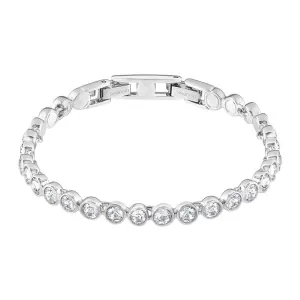 Swarovski Jewellery Swarovski Rhodium White Crystal Tennis Bracelet