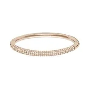 Swarovski Jewellery Swarovski Rose Gold White Crystal Stone Mini Bangle Large