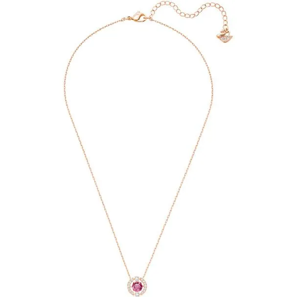 Swarovski Jewellery Swarovski Spark Dance Red and Rose Gold Plated Necklace