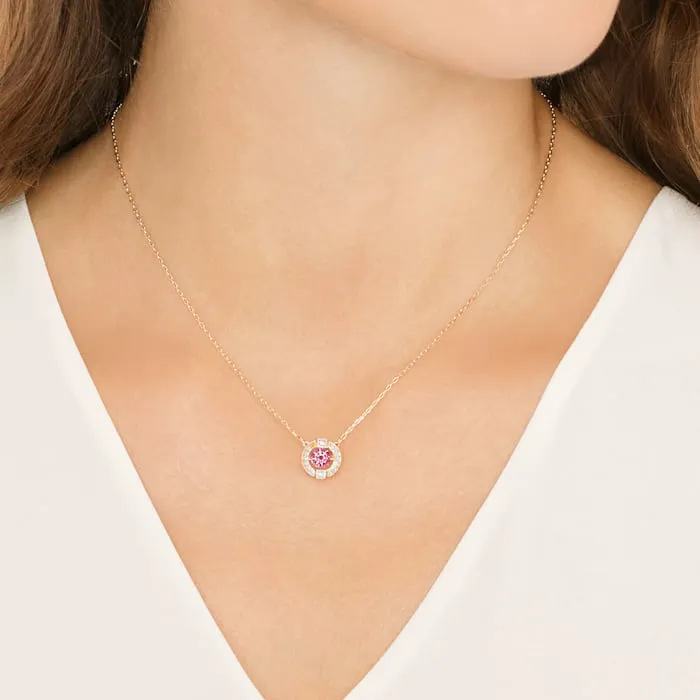 Swarovski Jewellery Swarovski Spark Dance Red and Rose Gold Plated Necklace