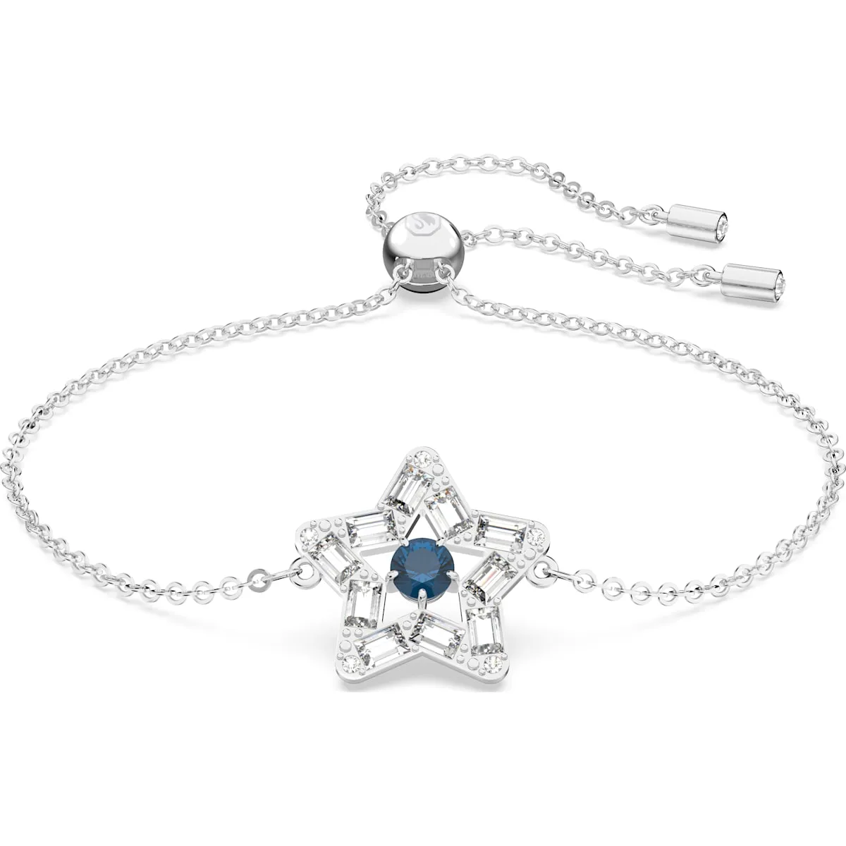 Swarovski Jewellery Swarovski Stella Rhodium Plated White Crystal Star Adjustable Bracelet
