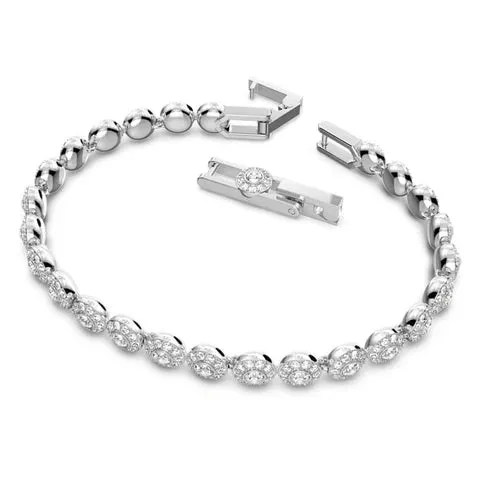 Swarovski Jewellery Swarovski Una Angelic Tennis Rhodium Plated Crystal Bracelet