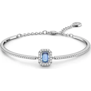 Swarovski Jewellery Swarovski Una Rhodium Plated Blue Crystal Bangle