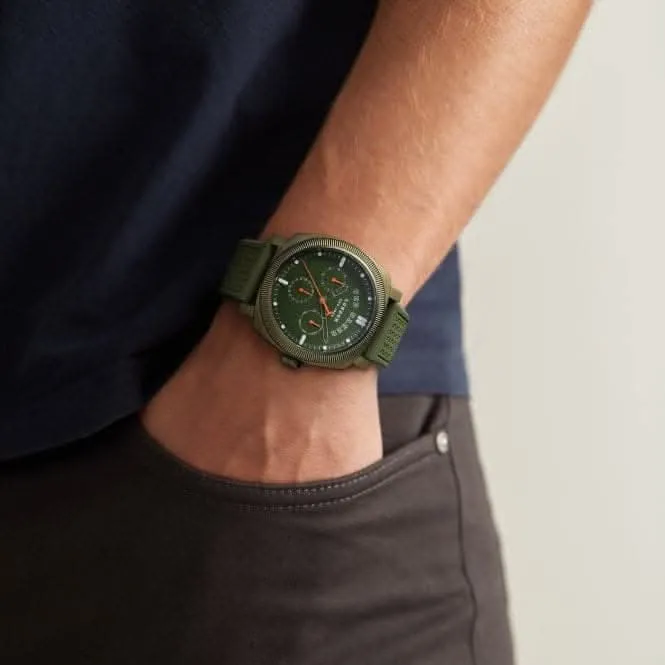 Ted Baker Gents Caine Silicone Green Watch BKPCNS309