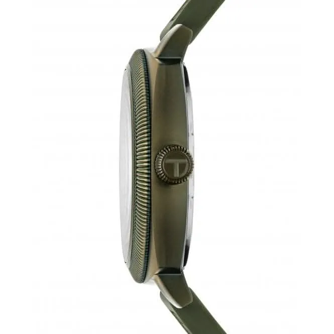 Ted Baker Gents Caine Silicone Green Watch BKPCNS309