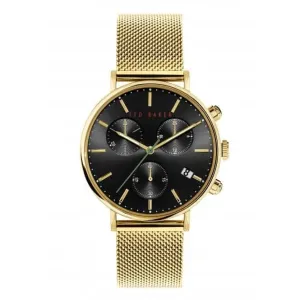 Ted Baker Gents Mimosaa Chrono Black Steel Watch BKPMMS118