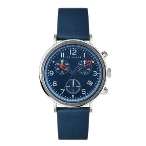 Ted Baker Gents Mimosaa Chrono Blue Leather Watch BKPMMF127