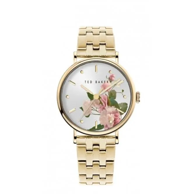 Ted Baker Ladies Gold-Tone Stainless Steel Watch BKPPHF309