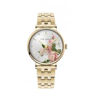 Ted Baker Ladies Gold-Tone Stainless Steel Watch BKPPHF309