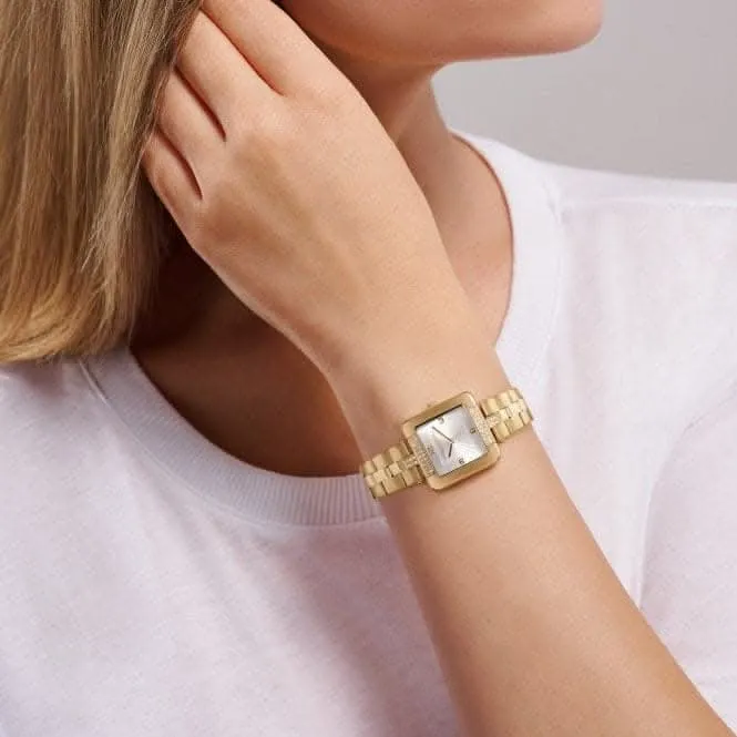 Ted Baker Ladies Mayse Stainless Steel Gold-Tone Watch BKPMSS304