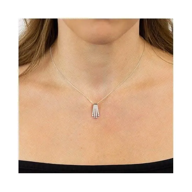 Waterfall Deco Pendant P5024 Diamonfire Jewellery
