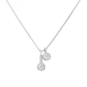 With Double Drop Necklace N4469 Diamonfire Jewellery