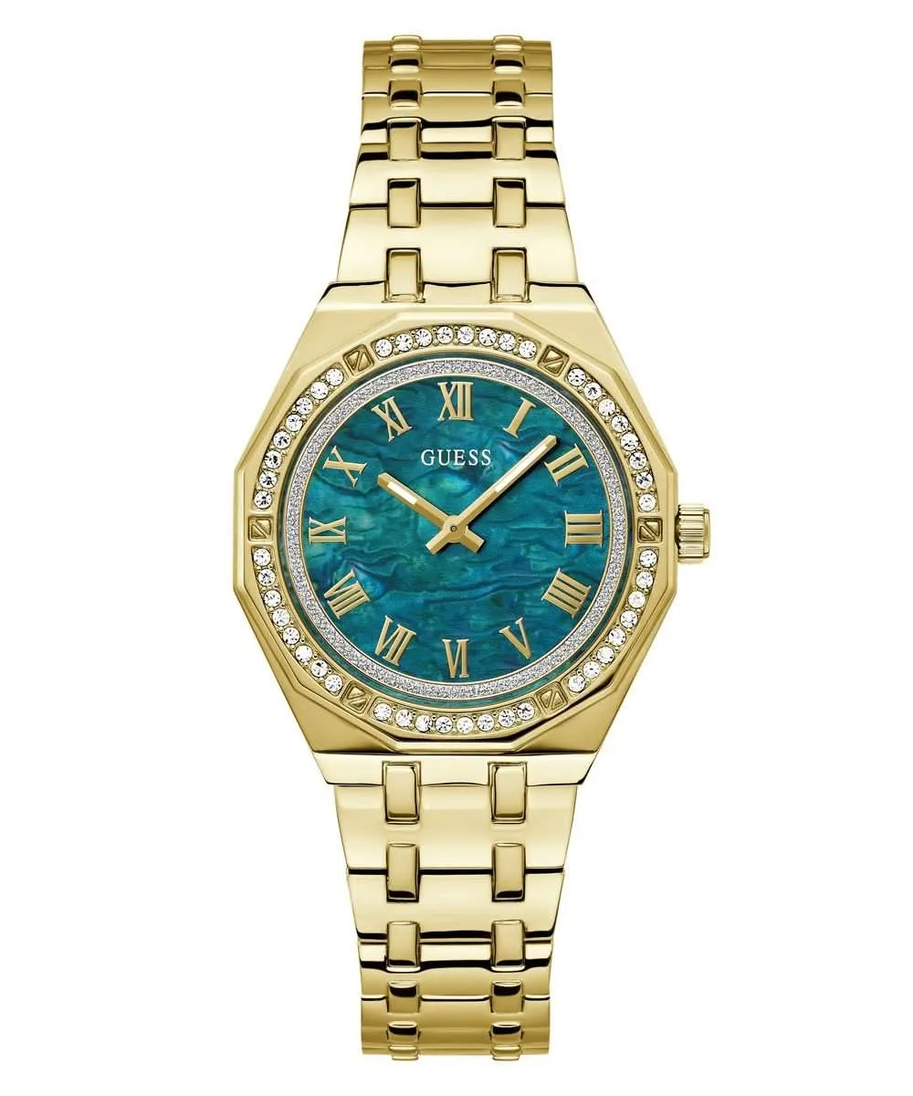 Women's Gold Green Desire Watch GW0770L2