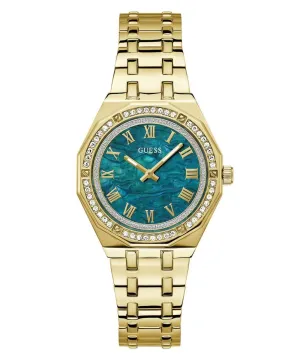 Women's Gold Green Desire Watch GW0770L2