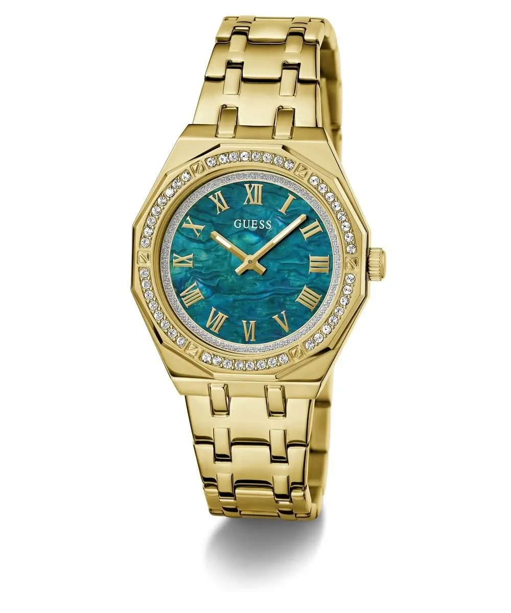 Women's Gold Green Desire Watch GW0770L2