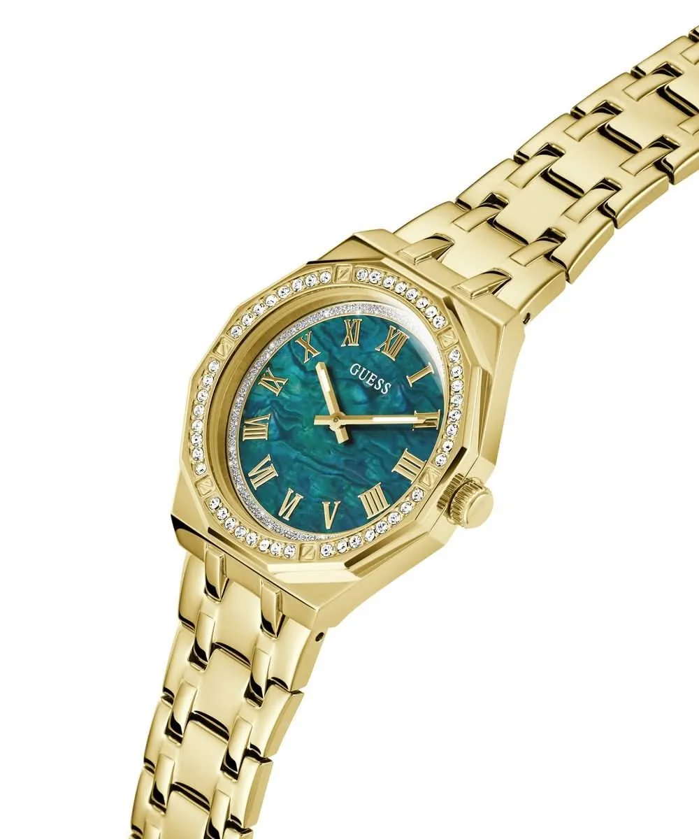 Women's Gold Green Desire Watch GW0770L2